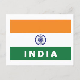 Indiase vlag briefkaart