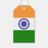 Indiase vlag cadeaulabel (Voorkant)