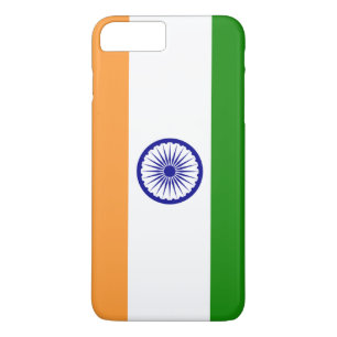 Indiase vlag 	iPhone 8 plus / 7 plus hoesje