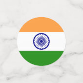 Indiase vlag confetti (Kleine voorkant)