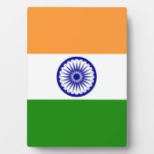 Indiase vlag fotoplaat (voorkant)