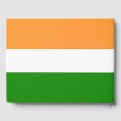 Indiase vlag gastenboek (Achterkant)