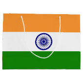 Indiase vlag groot cadeauzakje (Achterkant)