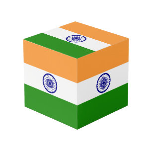 Indiase vlag kubus