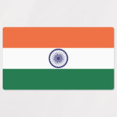 Indiase vlag labels (Design 1)
