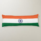 Indiase vlag lichaamskussen (Achterkant)