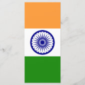 Indiase vlag menu (Voorkant)
