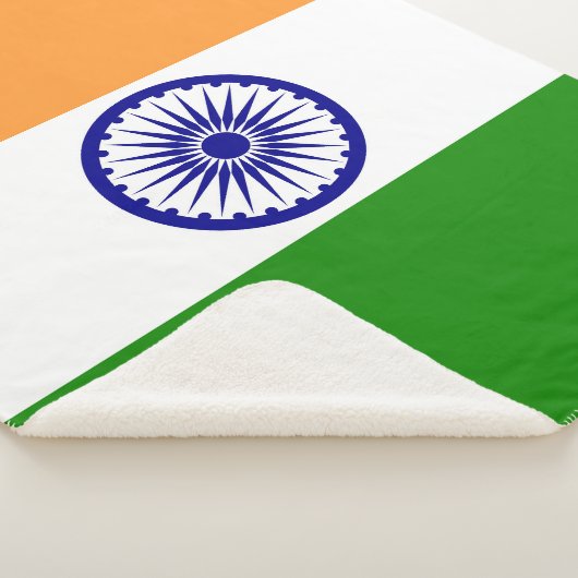 Indiase vlag sherpa deken (3/4)