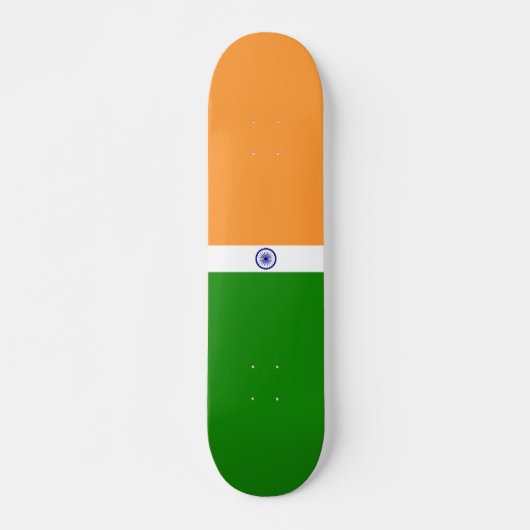 Indiase vlag skateboard (Voorkant)