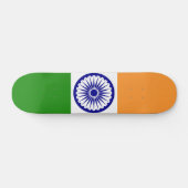 Indiase vlag skateboard (Horizontaal)