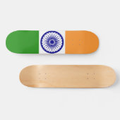 Indiase vlag skateboard (Horizontaal)