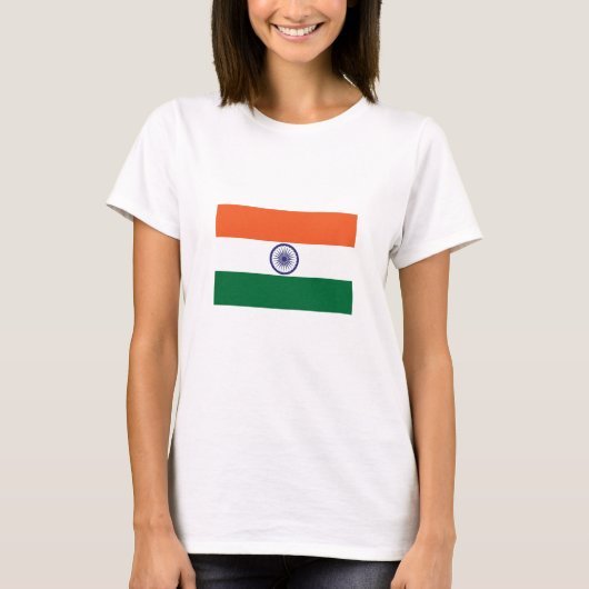 Indiase vlag t-shirt (Voorkant)