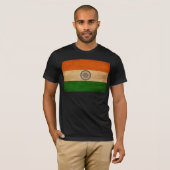 Indiase vlag t-shirt (Voorkant volledig)