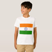 Indiase vlag t-shirt (Voorkant volledig)