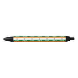 Indiase Vlag Zwarte Inktpen Inkt Pen