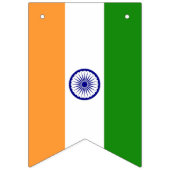 Indiase vlaggen garenband vlaggetjes (Derde vlag)