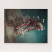 Indiase Vrouw Legpuzzel (Horizontaal)