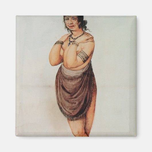 Indiase vrouw magneet (Voorkant)