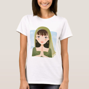 Indiase vrouw t-shirt