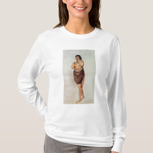 Indiase vrouw t-shirt (Voorkant)