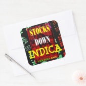 INDICA VOOR VOORRADEN VIERKANTE STICKER (Envelop)