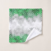 Indicateur Abstrait Grayromantic Pride (Gant de toilette)