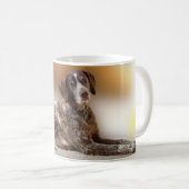 Indicateur aux cheveux courts allemand - tasse de (Devant droit)