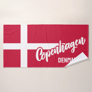 Indicateur Danemark du texte personnalisé