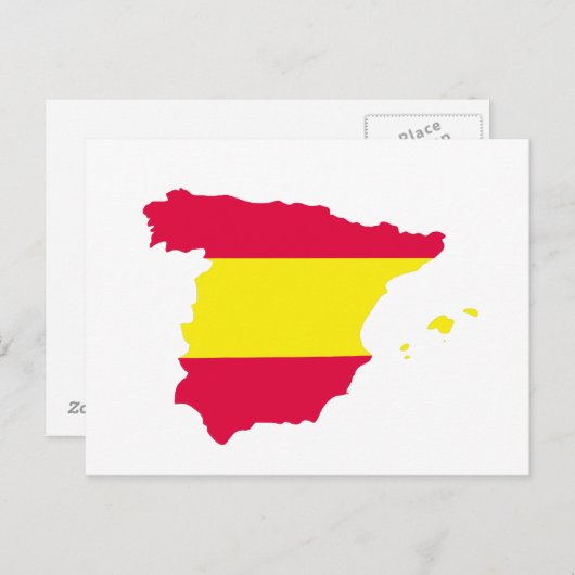 Indicateur de carte Espagne (Devant / Derrière)