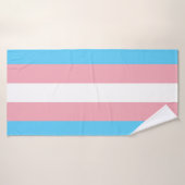 Indicateur de fierté transgenre (Serviette de bain)