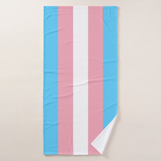 Indicateur de fierté transgenre (Serviette de bain)