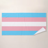 Indicateur de fierté transgenre (Serviette de bain)