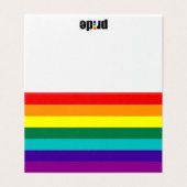 Indicateur de la fierté arc-en-ciel 7 bandes (Outside Unfolded)