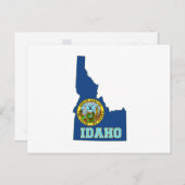 Indicateur D'État En Forme De Carte Idaho (Devant / Derrière)