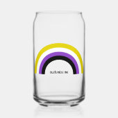 Indicateur non binaire Rainbow non binaire (Recto)