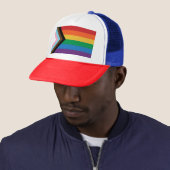 Indicateur Progrès - Casquette Gay pride inclusif (En situation)