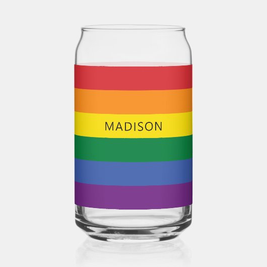 Indicateur Rainbow du nom personnalisé (Recto)