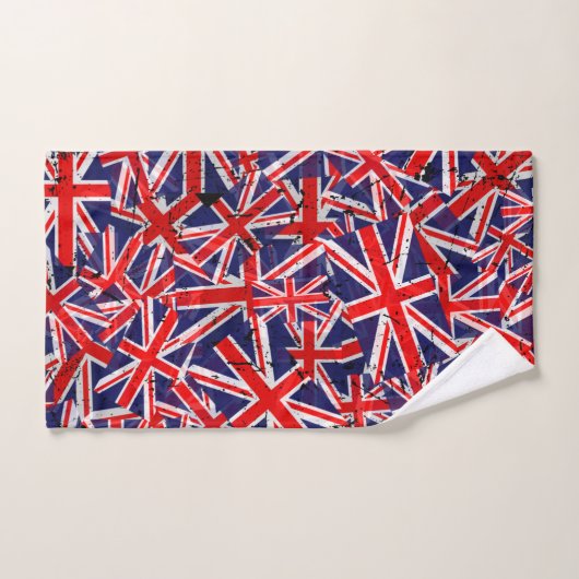 Indicateur Union Jack | Drapeau du Royaume-Uni | D (Serviette à main)