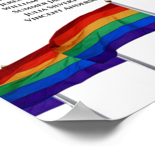 Indicateurs gay pride 11 Tableau de sièges Mariage (Coin)