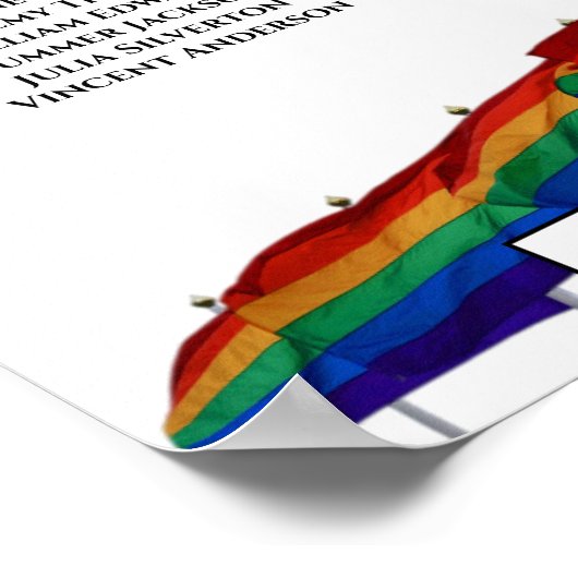 Indicateurs gay pride 4 Tableau Mariage de la tabl (Coin)