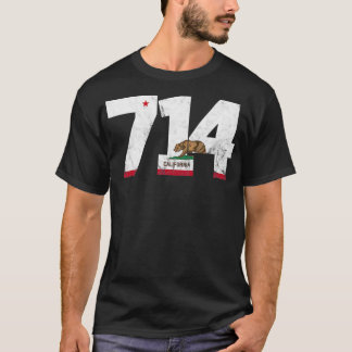 Indicatif régional 714 Anaheim California TShirt 3