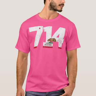 Indicatif régional 714 Anaheim California TShirt 6