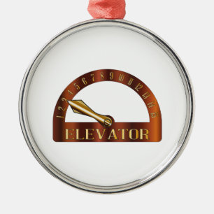 Indicator voor geïsoleerde drijvende vloer metalen ornament
