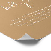 INDIE Bohemian How Big is Her Belly Game Poster (Coin)