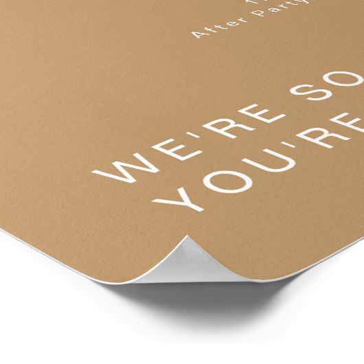 INDIE Boho Earth Tone Mariage Icon Timeline Poster (Coin)