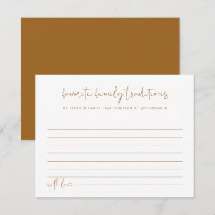 INDIE Boho Family Traditions Baby Game Kaart
