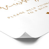 INDIE Boho Un bébé brasse de la bière affiche (Coin)