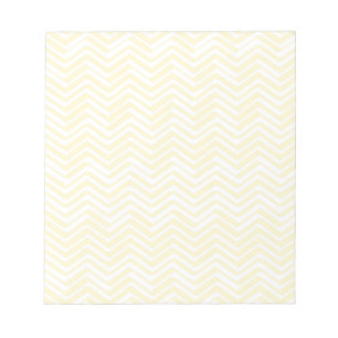 Indie Chevron Gold en White Pattern Notitieblok
