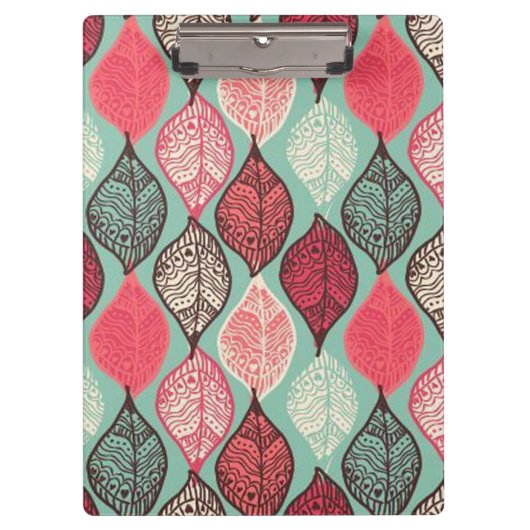 Indie Leaf Pattern/Clipboard Klembord (Voorkant)
