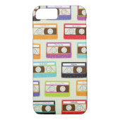Indie Mixtapes Retro 80s Cassettebandje Patroon Case-Mate iPhone Case (Achterkant)